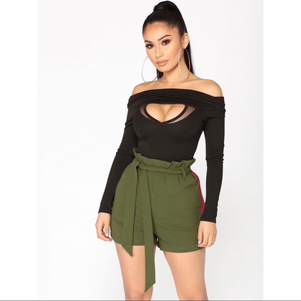 FASHION NOVA Get To The Point Long Sleeve Bodysuit